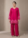 Embroidered Kurta Set – Hot Pink